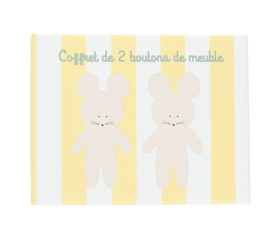 Coffret de 2 boutons de meubles