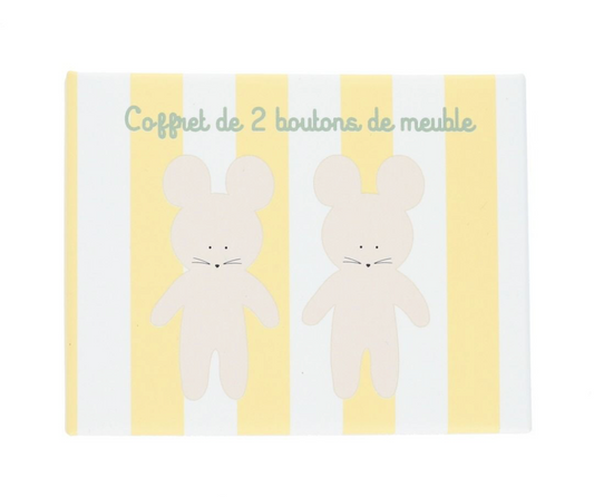 Coffret de 2 boutons de meubles