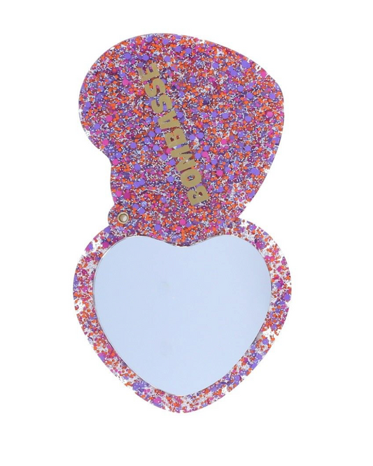 Miroir de poche coeur bombasse