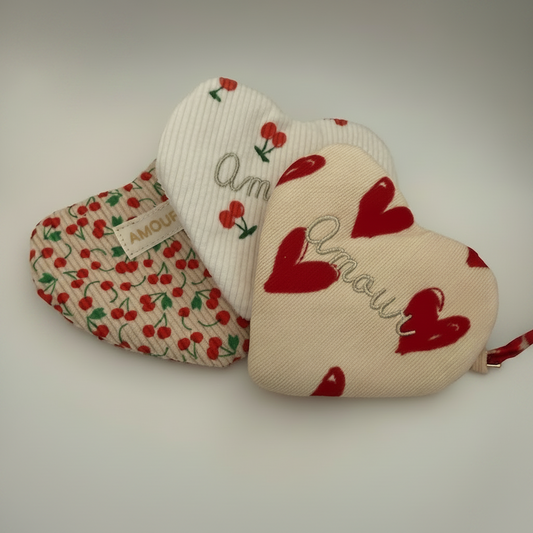 Porte monnaie message coeur