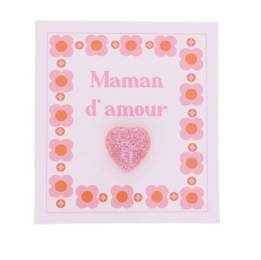 Pin's cœur Maman d'amour