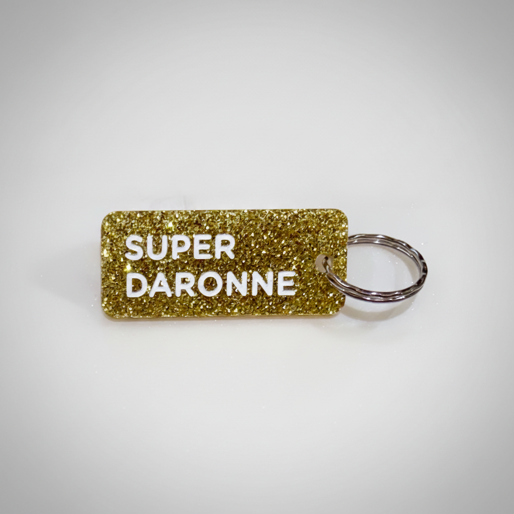 porte clé message