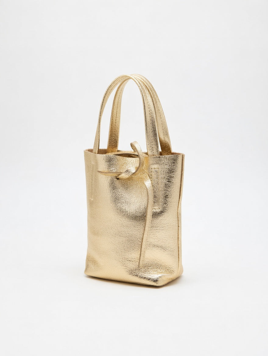 Sac seau en daim
