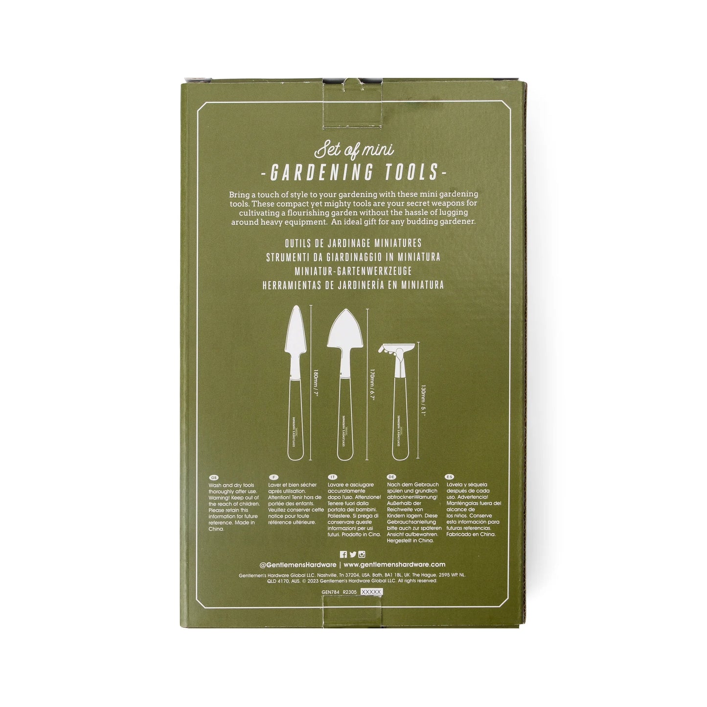 Outils pour jardinage