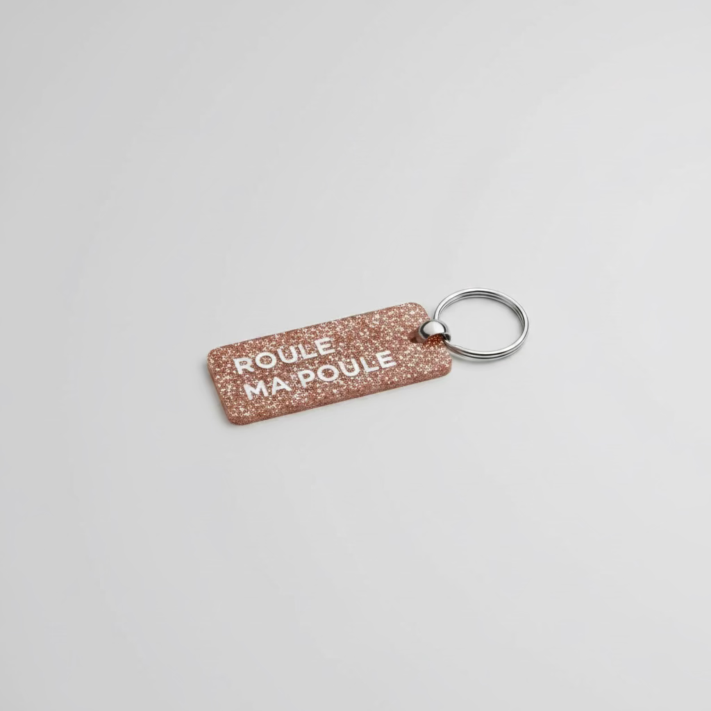 porte clé message
