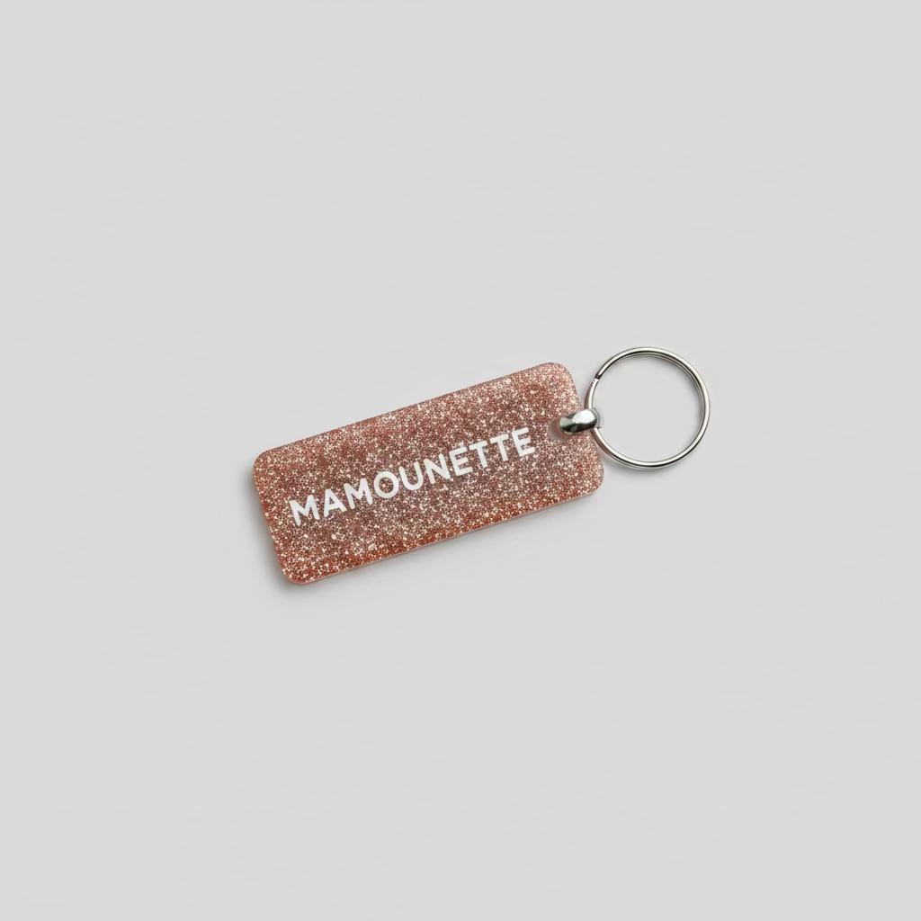 porte clé message