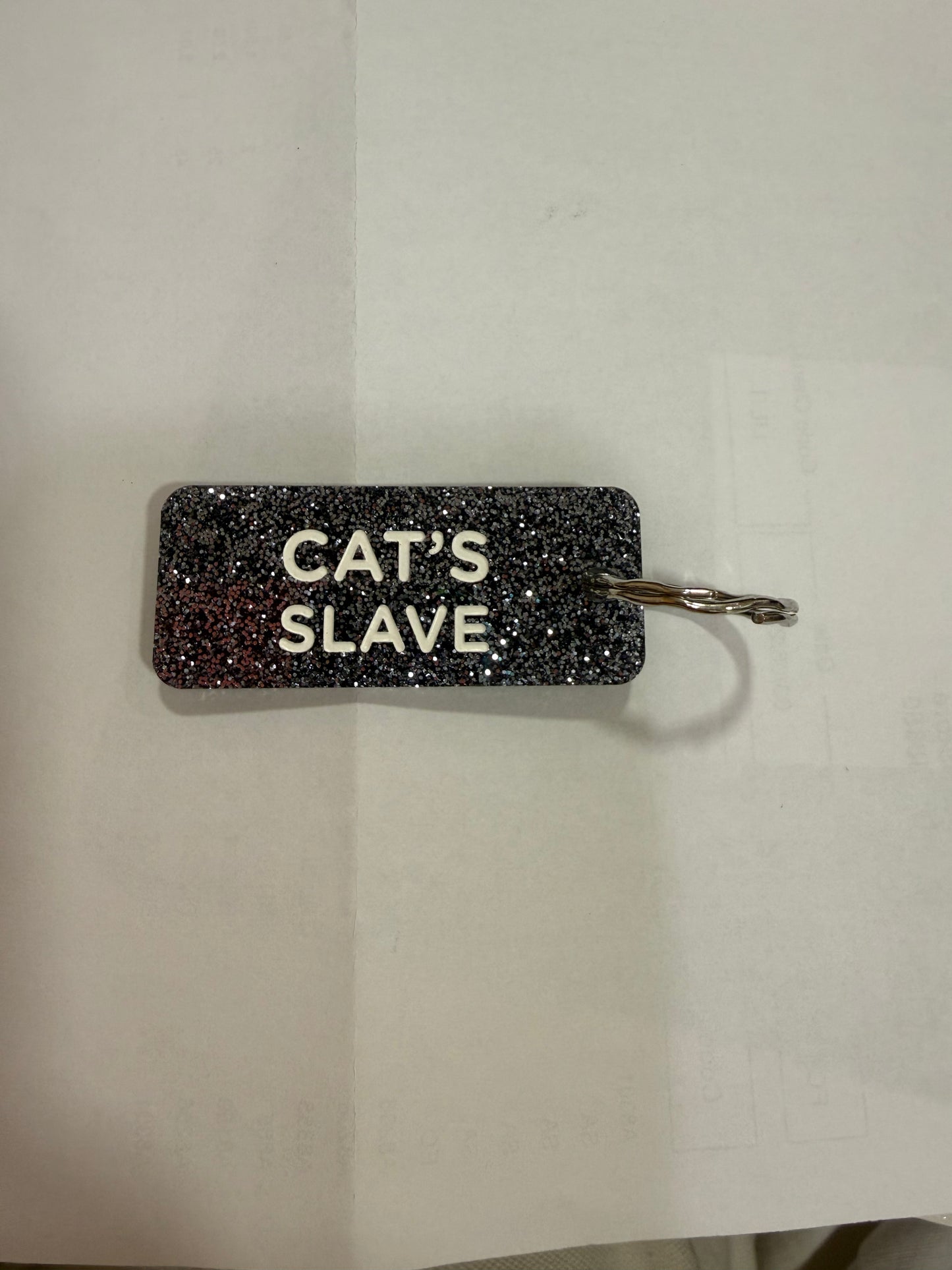 porte clé message