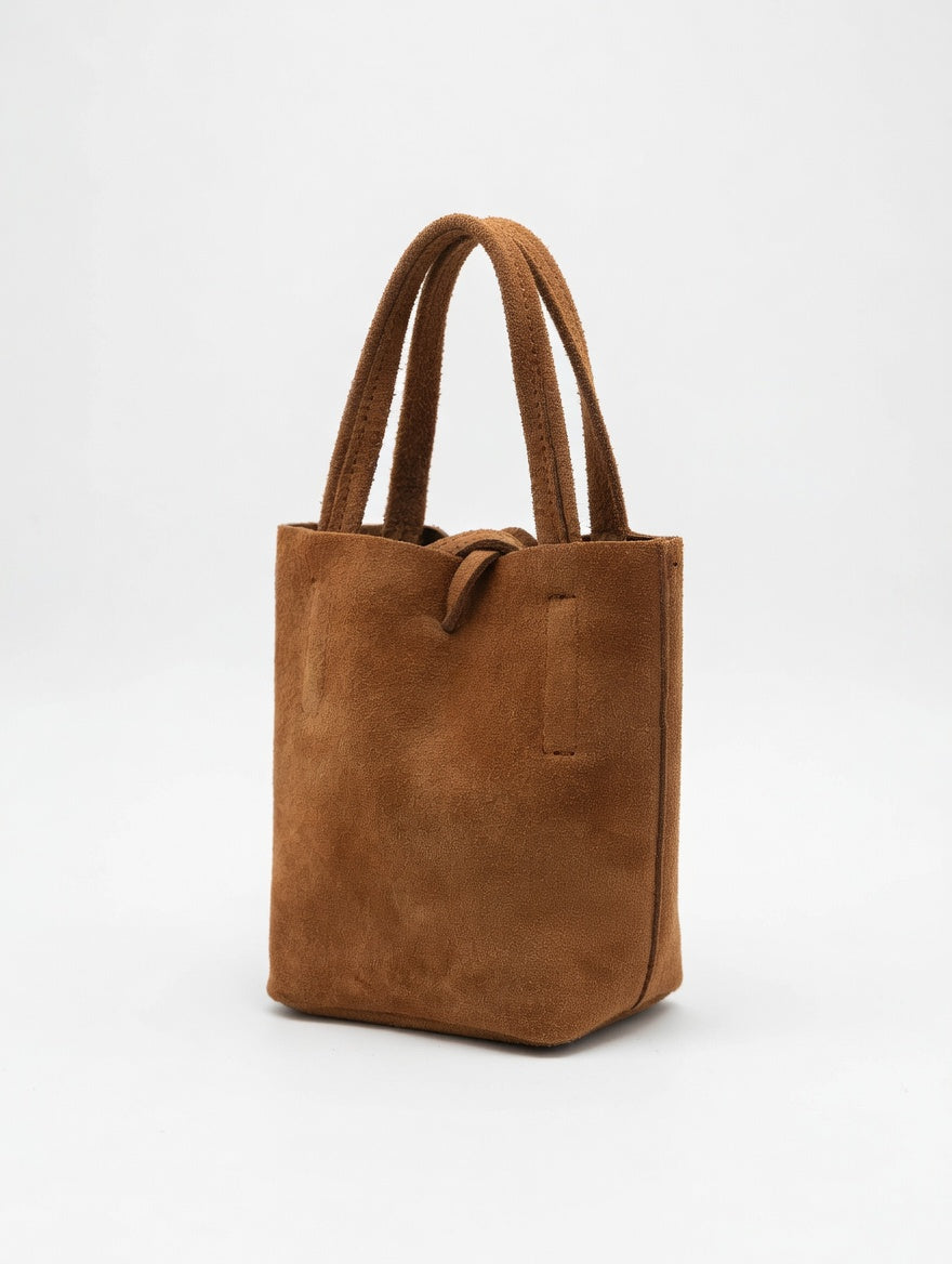 Sac seau en daim