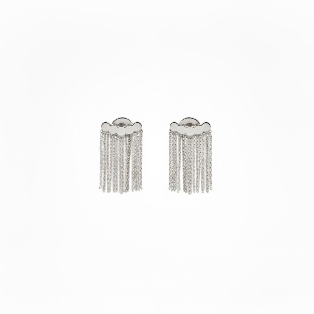 Boucles d'oreilles Julia Argentée