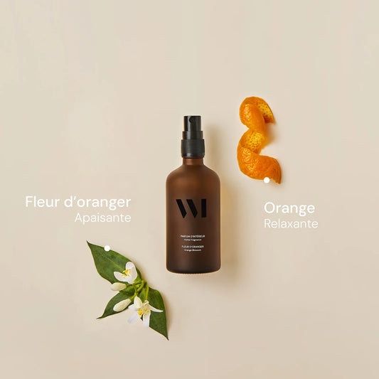Recharge parfum intérieur fleur d'oranger/ basilic citron