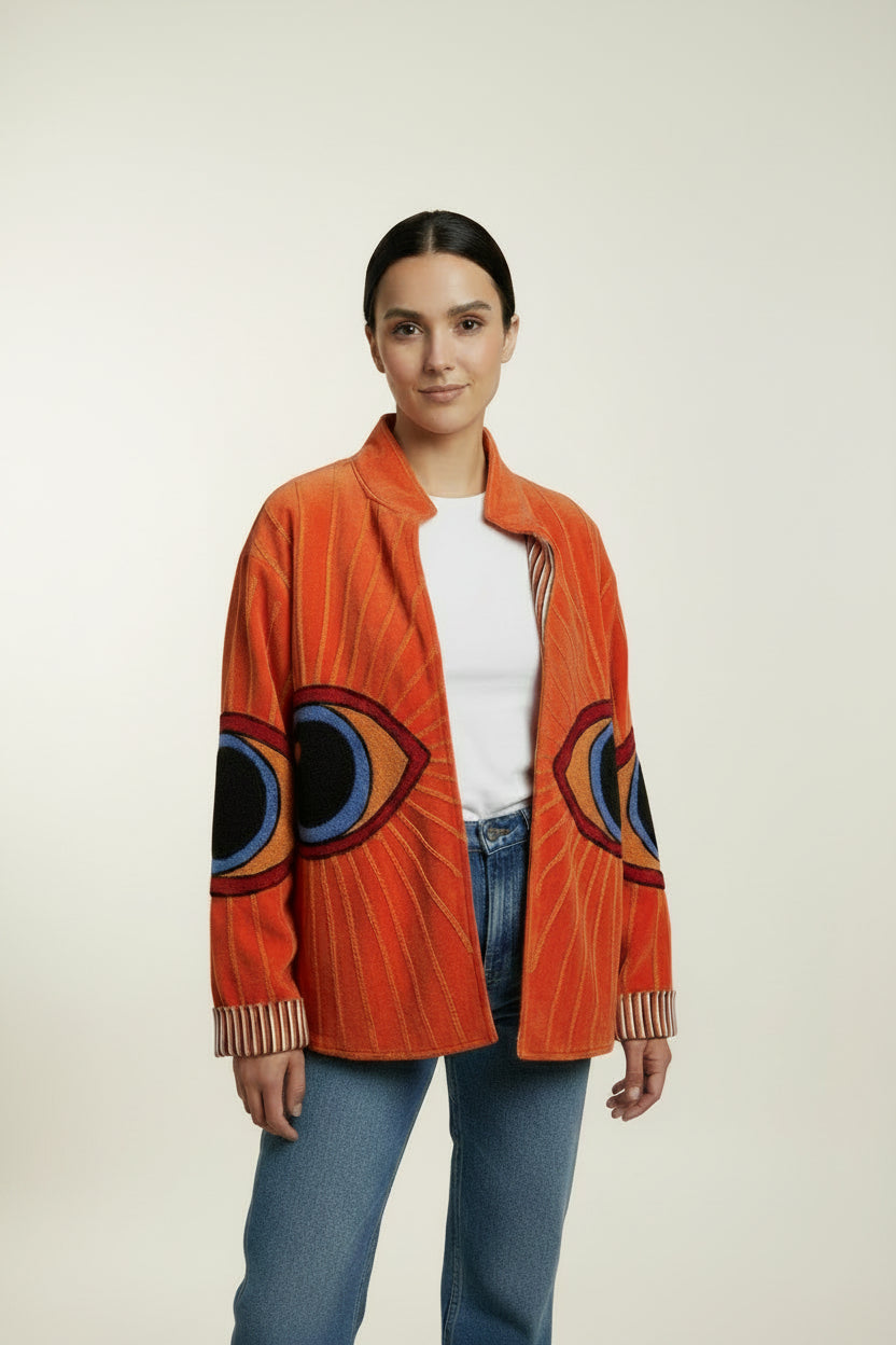 Veste indienne Oeil rouge