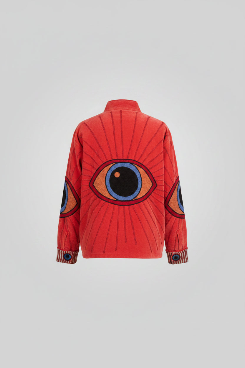 Veste indienne Oeil rouge
