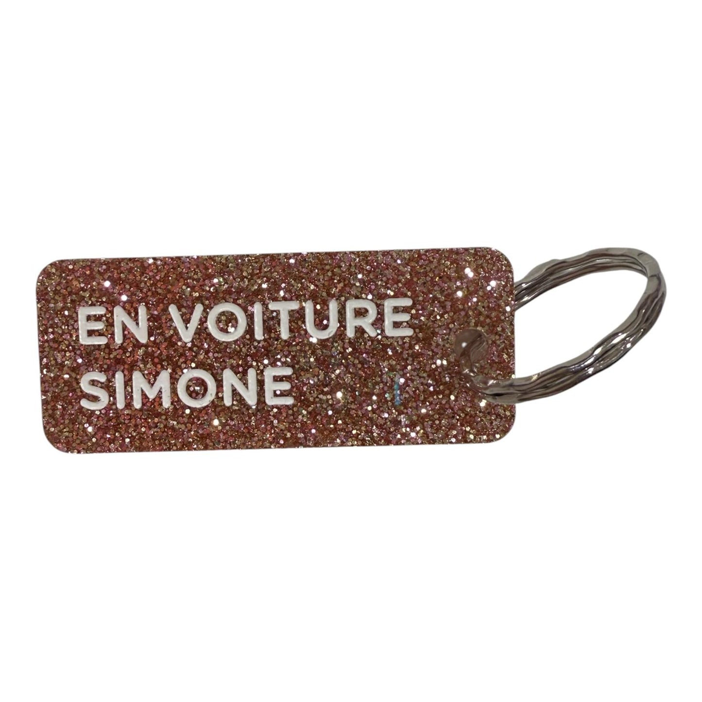 porte clé message