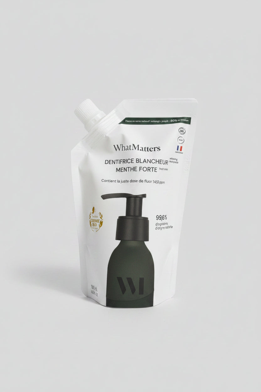 Eco recharge dentifrice menthe forte blancheur
