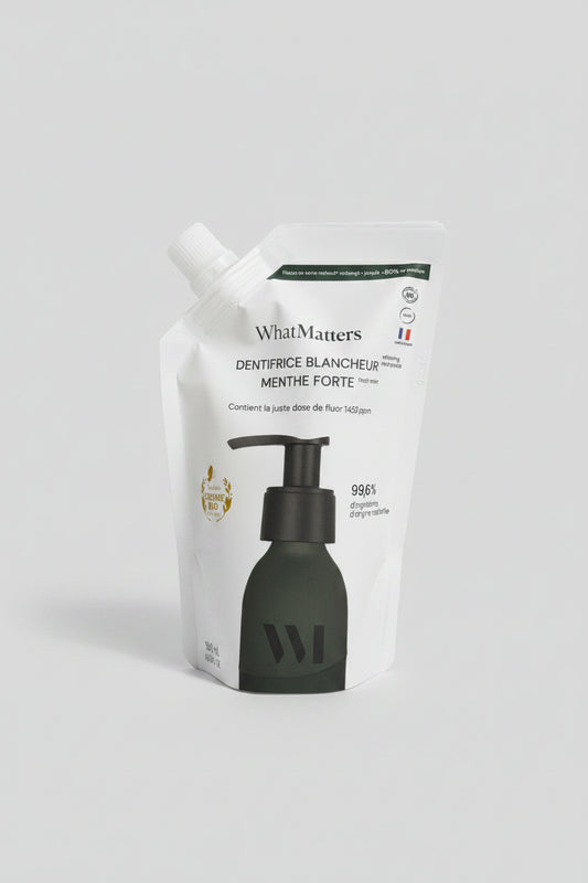 Eco recharge dentifrice menthe forte blancheur