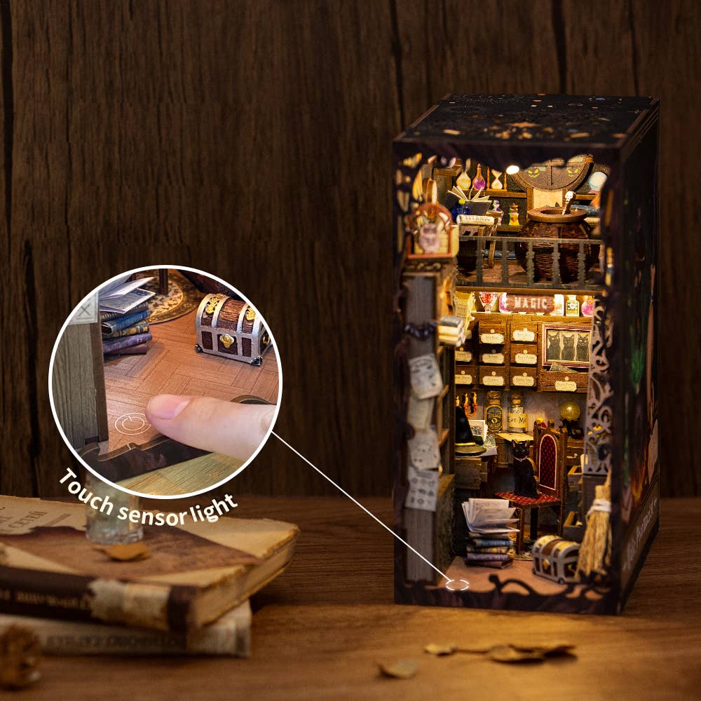 Book Nook : Magic pharmacistwith avec Protection Anti-poussière