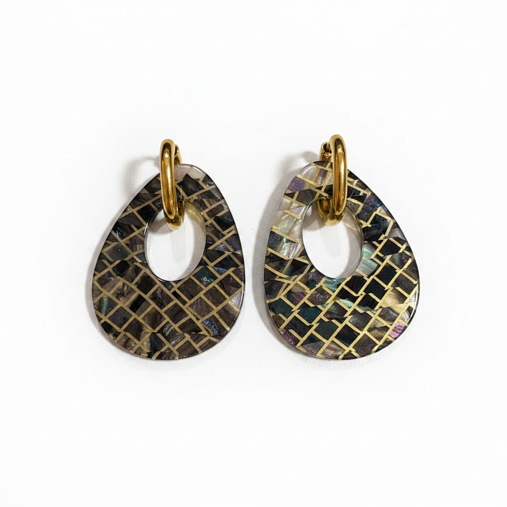 Boucles d'oreilles Eglantine