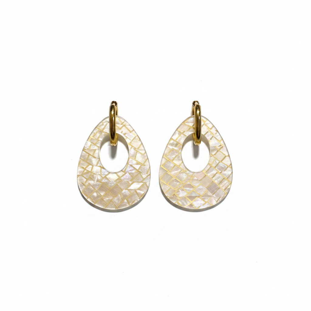 Boucles d'oreilles Eglantine