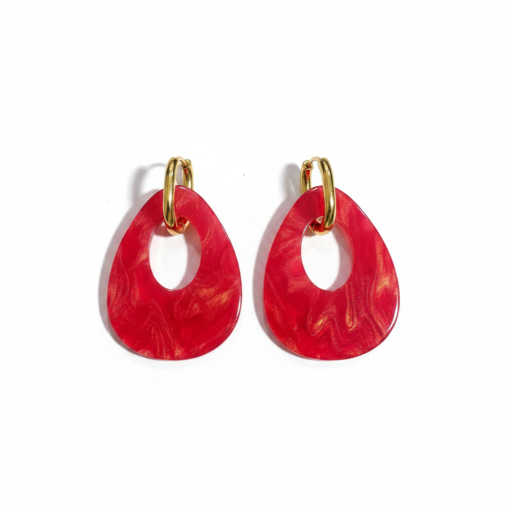 Boucles d'oreilles Eglantine