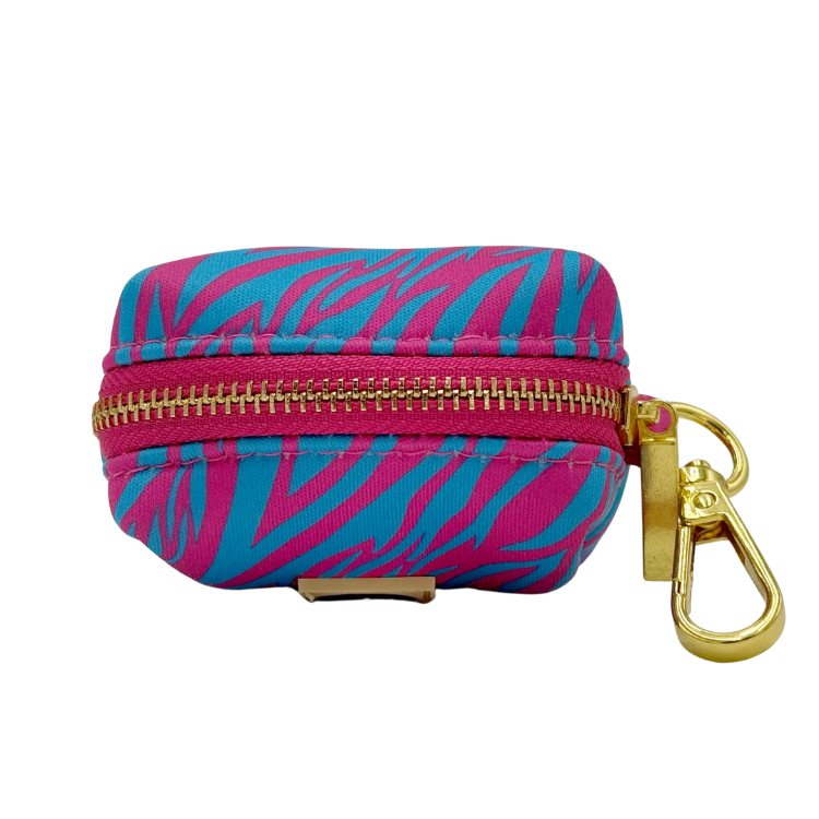 Porte-sac à crottes pour chien -  Malibu Doll - tigre rose