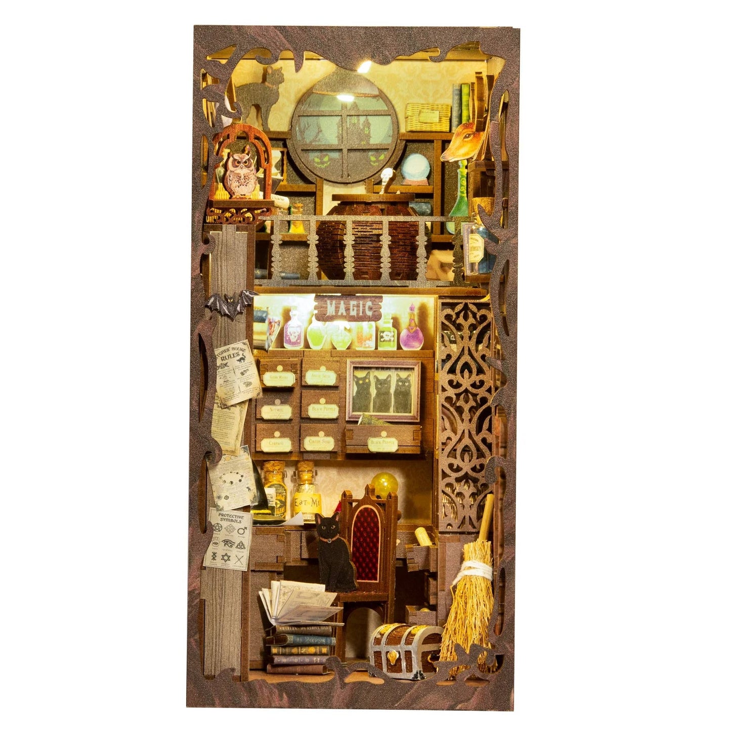Book Nook : Magic pharmacistwith avec Protection Anti-poussière