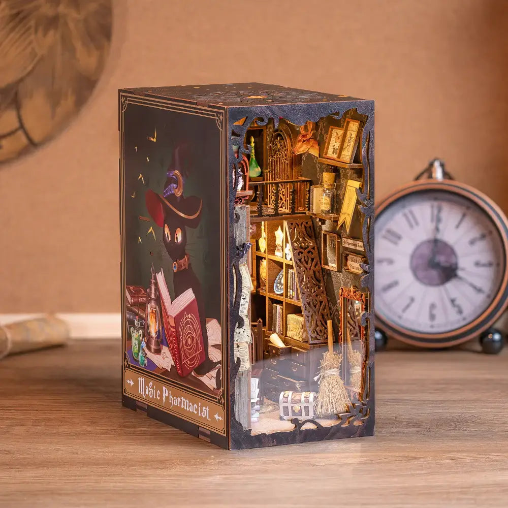 Book Nook : Magic pharmacistwith avec Protection Anti-poussière
