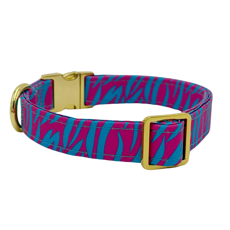 Collier pour chien Malibu Doll - tigre rose