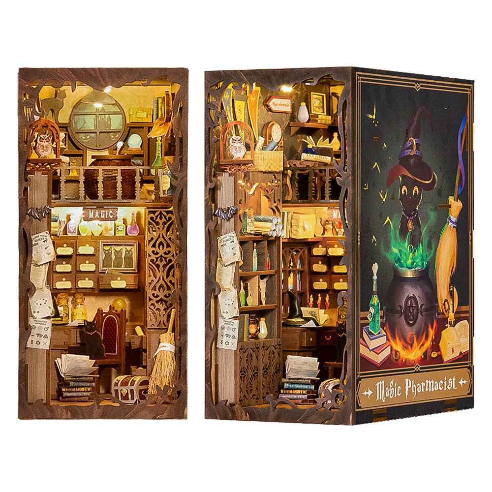Book Nook : Magic pharmacistwith avec Protection Anti-poussière
