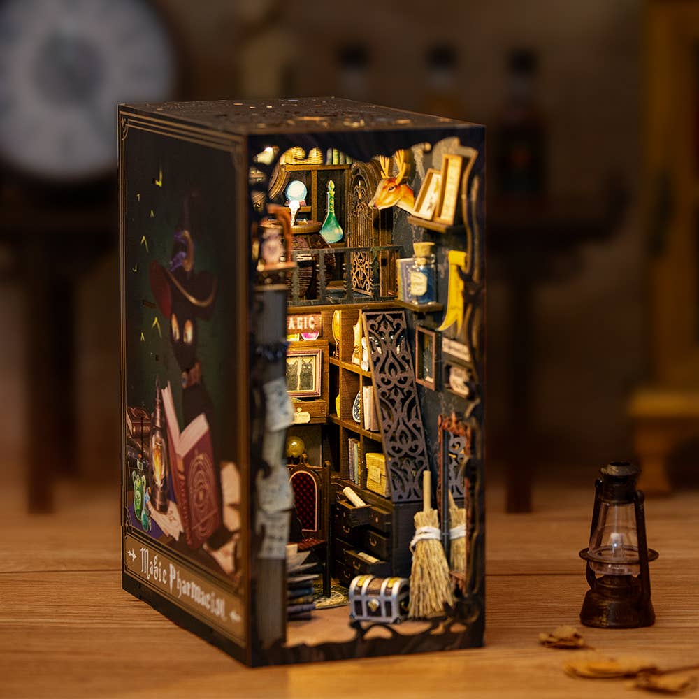 Book Nook : Magic pharmacistwith avec Protection Anti-poussière