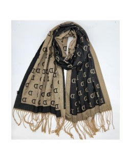 Echarpes  Noir/Beige
