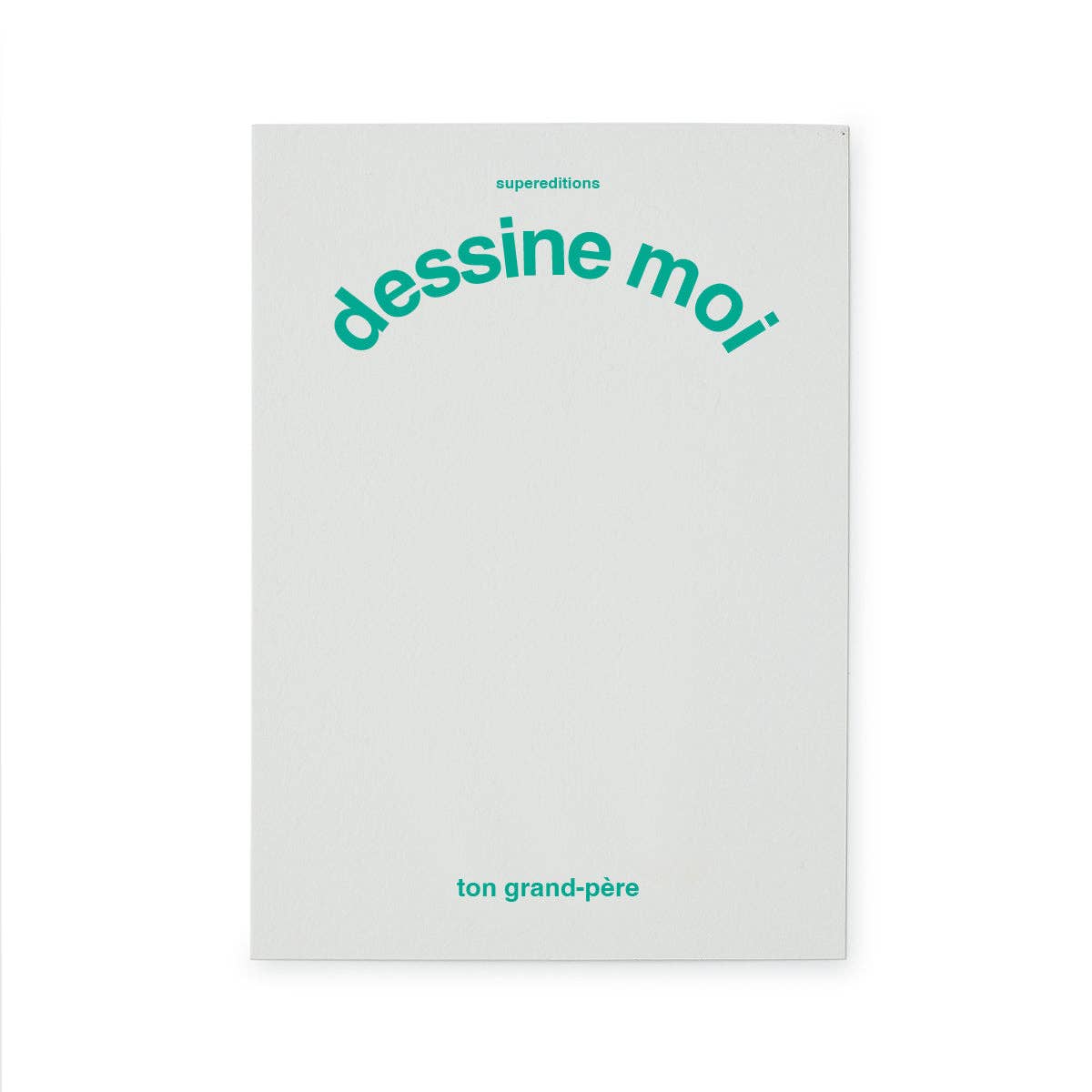 Carte postale à illustrer "dessine moi ton grand-père"