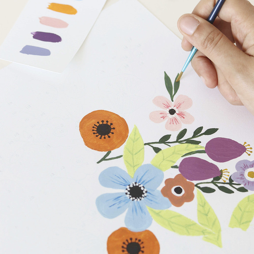 Peinture au numéro "Flowers"