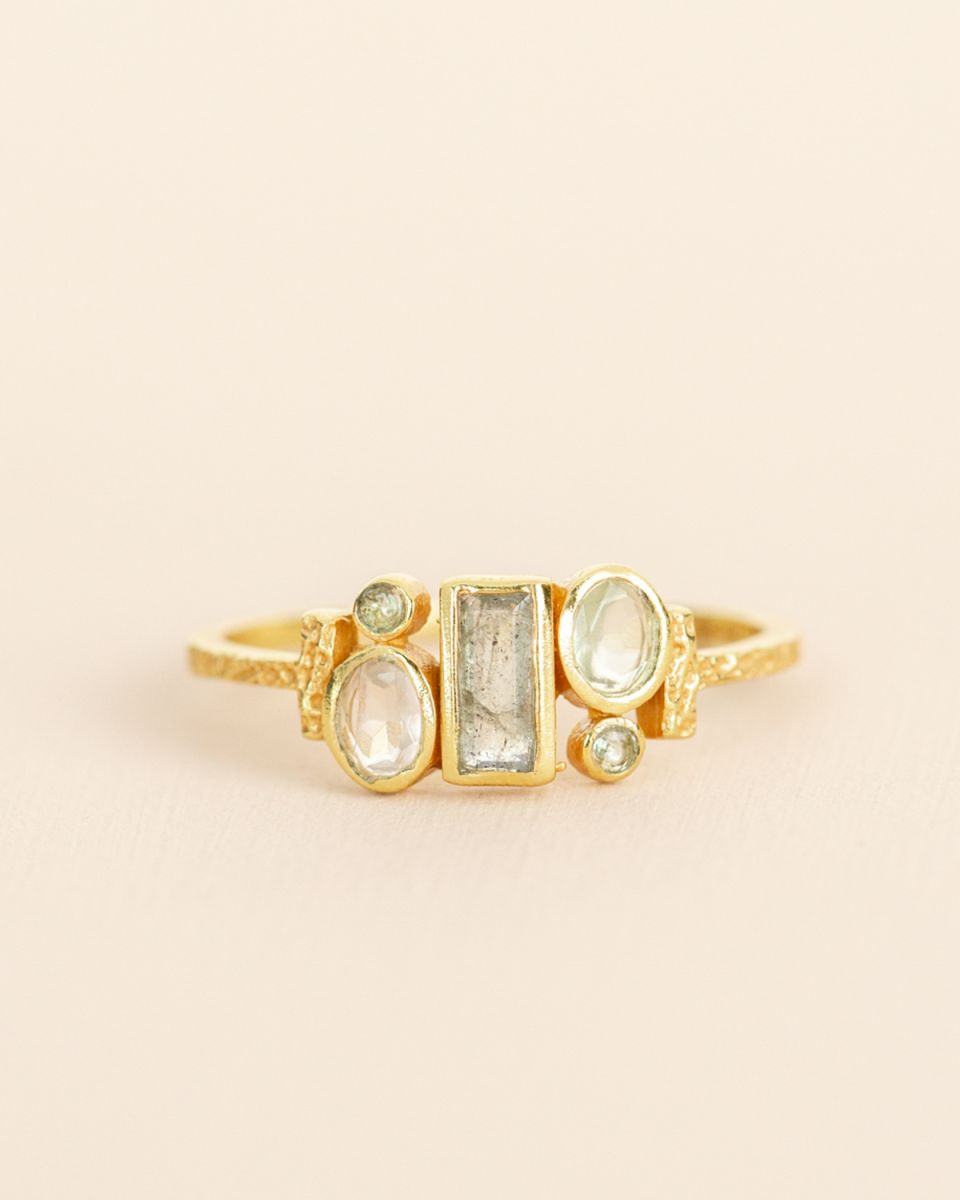 Bague Samah labradorite