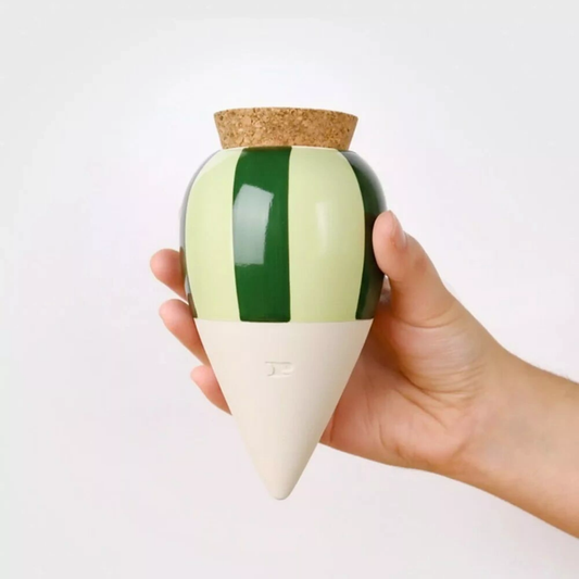 Olla - Rayé vert et vert
