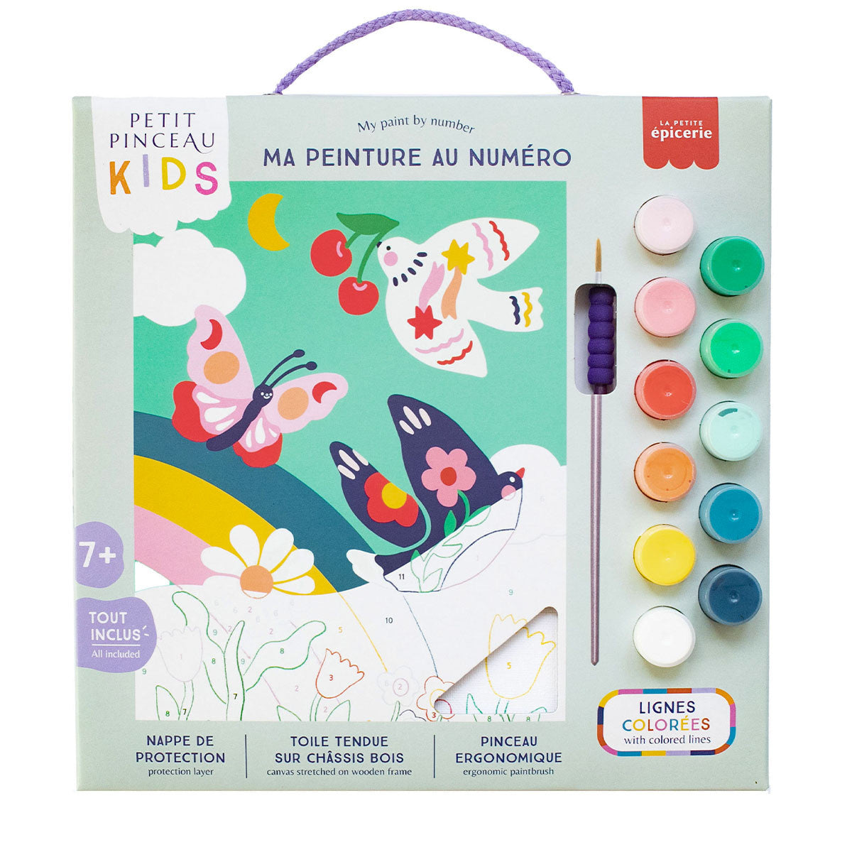 Peinture au numéro "Printemps"