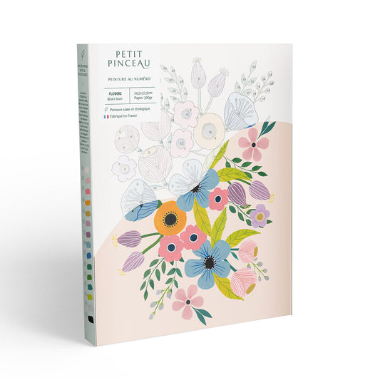 Peinture au numéro "Flowers"