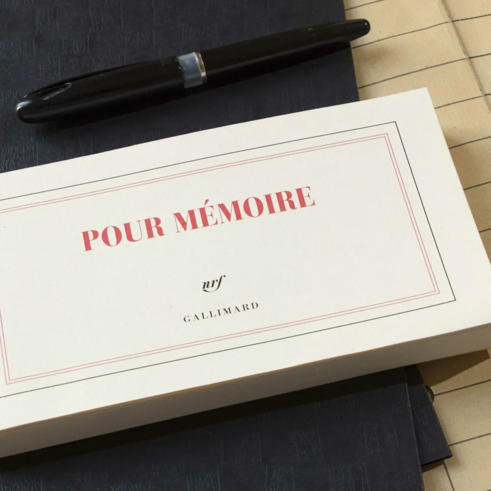 Bloc "Pour mémoire"