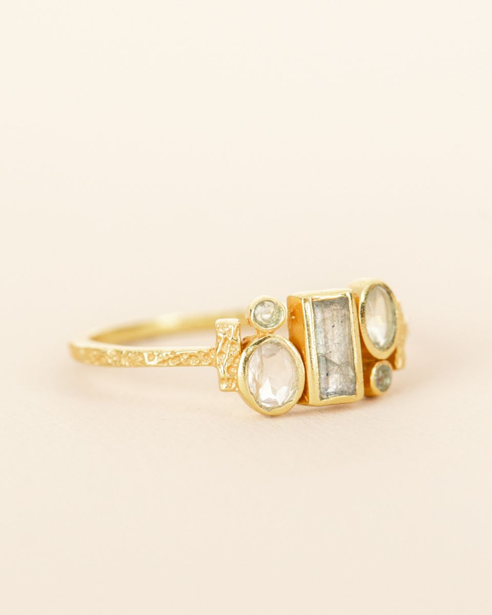 Bague Samah labradorite