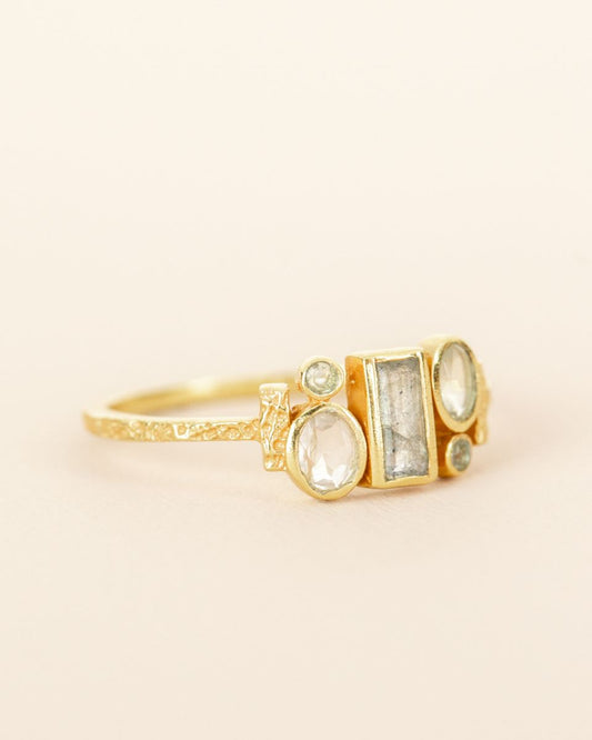 Bague Samah labradorite