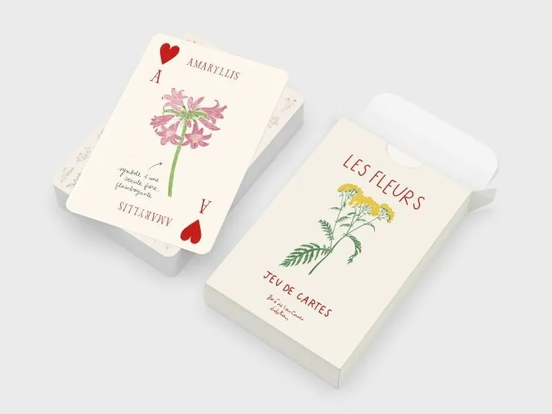 Jeu de cartes - Les Fleurs