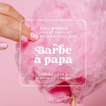 Fondants parfumés - senteur Barbe à Papa
