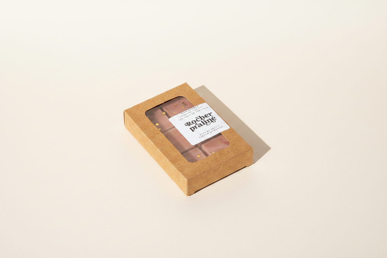 Fondants parfumés - senteur Rocher praliné