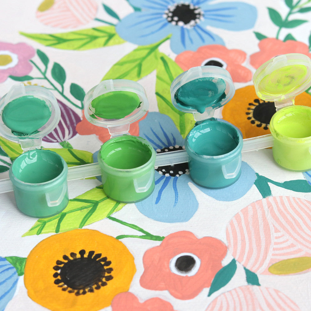 Peinture au numéro "Flowers"