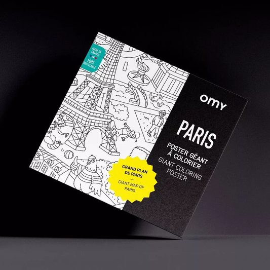 Poster géant à colorier PARIS