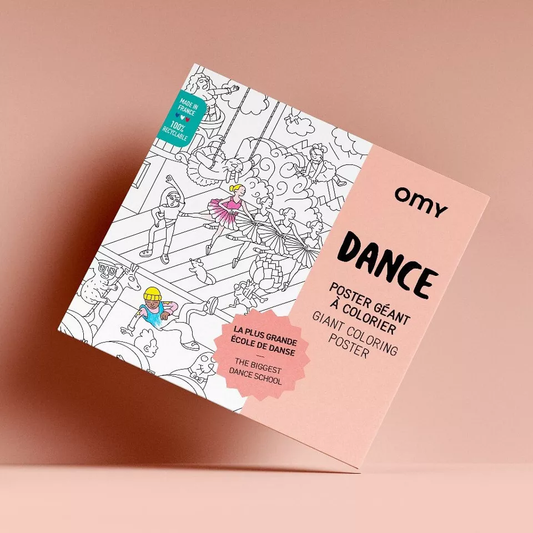 Poster géant à colorier DANCE
