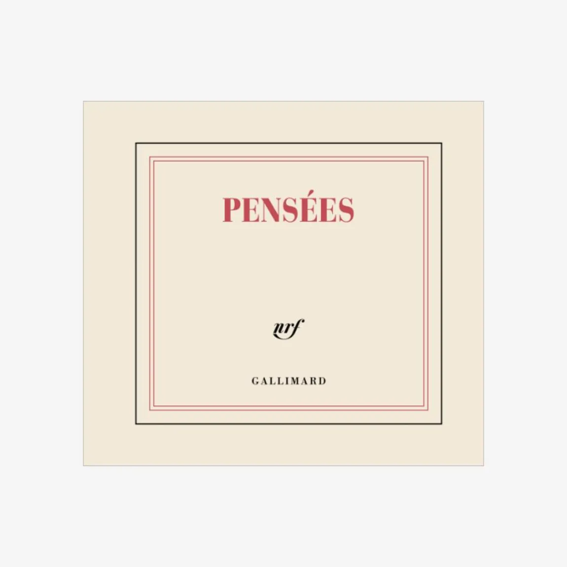 Mini-Bloc feuille détachable "Pensée"
