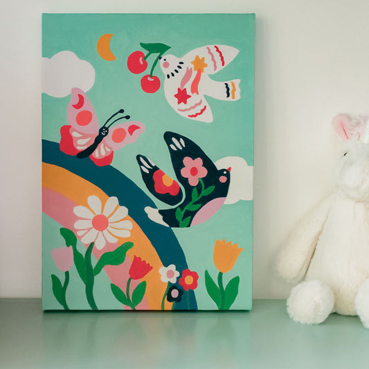 Peinture au numéro "Printemps"