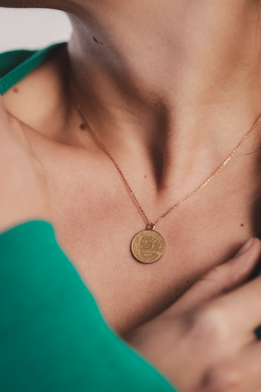 Collier "Le Bordelais 5 Cts"