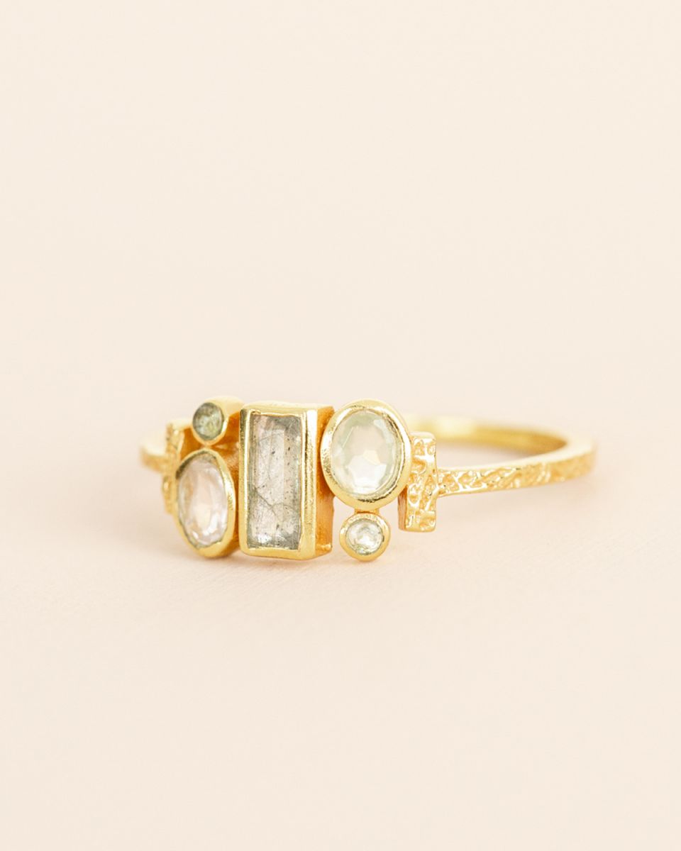 Bague Samah labradorite