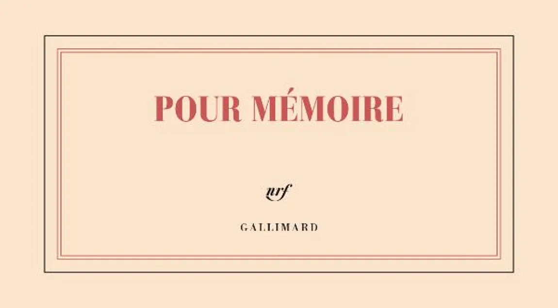 Bloc "Pour mémoire"